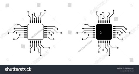 Circuit Board Electronic Motherboard Lines Dots Stock Vector (Royalty Free) 2114554607 ...