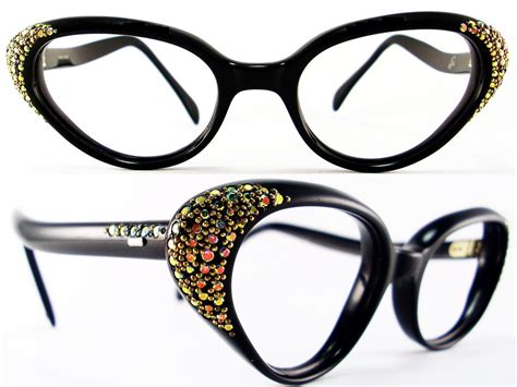 Vintage Eyeglasses Frames Eyewear Sunglasses 50S: VINTAGE CAT EYE GLASSES SUNGLASS FRAME FRANCE ...