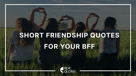 Short Friendship Quotes and Captions For Your BFF