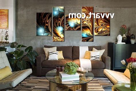 15 The Best Abstract Living Room Wall Art