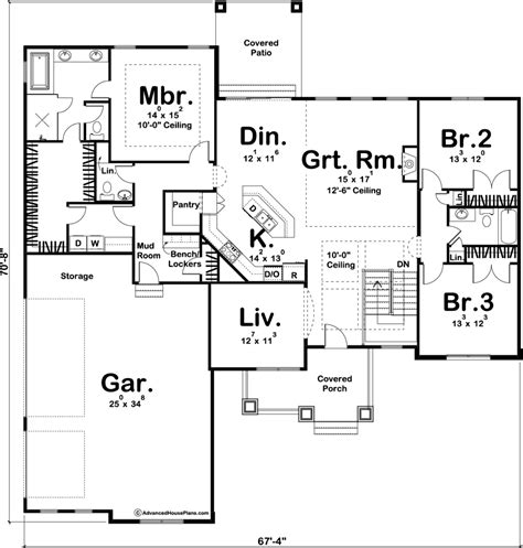 1 Story Mansion Floor Plans - floorplans.click