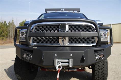 Fab Fours DR10-A2950-1 Premium Dodge Ram 2500-5500 Winch Bumper 2010-2018