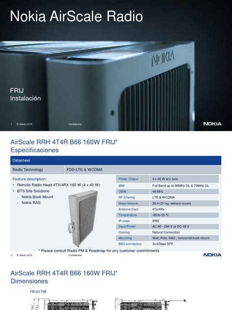 Nokia AirScale Radio Installation | PDF | Screw | Metalworking