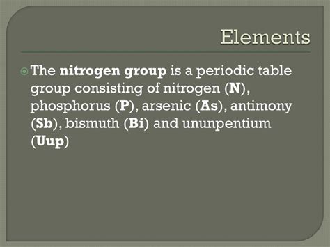 Periodic Table Nitrogen Group - Periodic Table Timeline