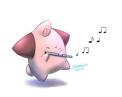 Cleffa playing Flute by BluuKiss on DeviantArt