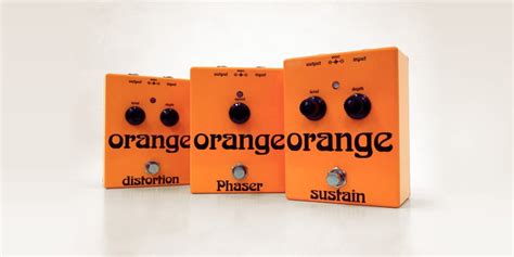 Orange Amps Launch Their Retro 1970s Effect Pedals – Orange Amps