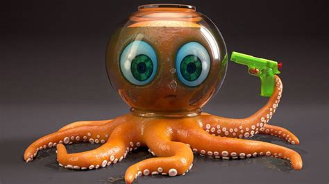 3D World magazine | Creative Bloq | Art toy, Cute art, Octopus wall art