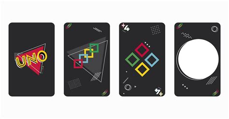 UNO Geometric - Redesign card game. :: Behance