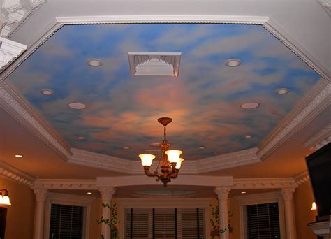 Ceiling Murals Sky : 3d Ceiling Murals Wallpaper Custom Photo Non Woven Murals ... : Cherub ...