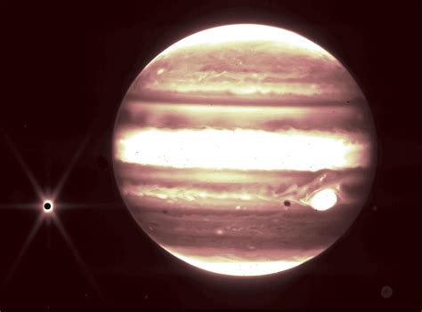 James Webb captures Jupiter’s moons and rings in infrared