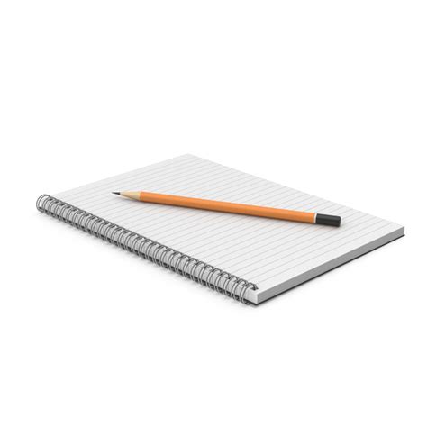 Notepad With Pencil PNG Images & PSDs for Download | PixelSquid - S117009551