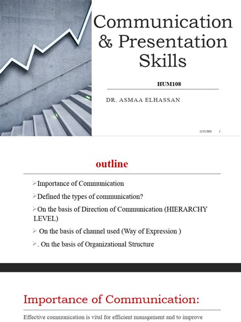 Communication & Presentation Skills | PDF