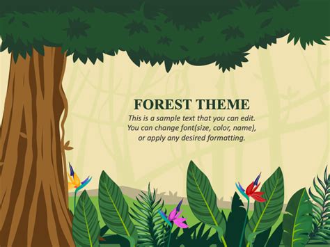 Powerpoint Backgrounds Forest