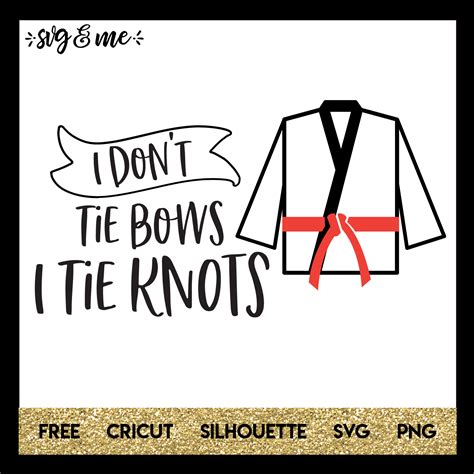 Free SVGs Tie Knots Karate - SVG & Me