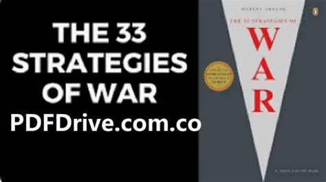 The 33 Strategies Of War PDF By Robert Greene