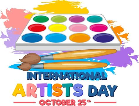 International Artists Day Poster Design 10519529 Vector Art at Vecteezy