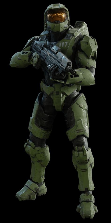 Halo: Infinite Master Chief Full Body Renders (Remake of a H4 Chief image), Glitch5970 | Halo ...