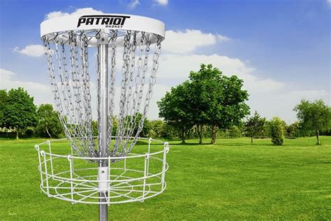 Dynamic Discs Patriot Permanent Disc Golf Basket – DiscGolfBaskets.com