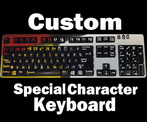 Custom Special Character Keyboard : 7 Steps (with Pictures) - Instructables