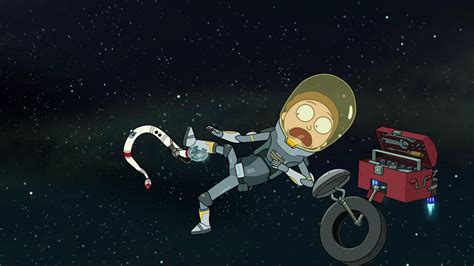 Flat Tire In Space - S4 EP5 - Rick and Morty