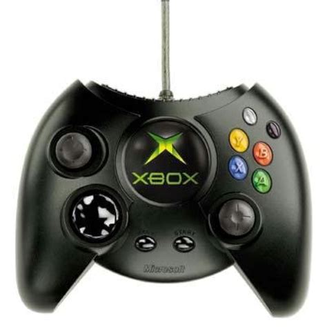 Original Microsoft OEM Xbox Fat Black Duke Controller