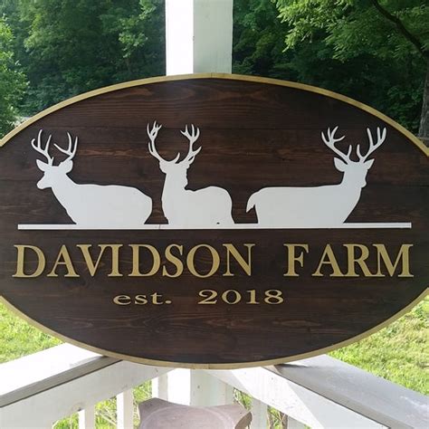 Custom Farm Sign Wood Ranch Signage Great for Hanging Large or - Etsy