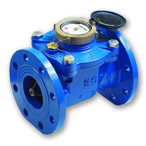 6" Flanged water meter for measuring water flow inline