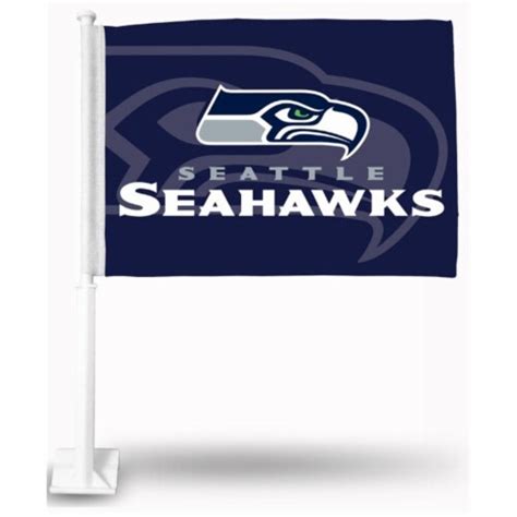 RicoIndustries FG2904 Seattle Seahawks Secondary Navy Car Flag, 1 - Kroger