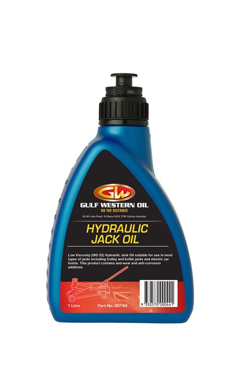 HYDRAULIC JACK OIL - ISO 32 - Gulf Western Oil