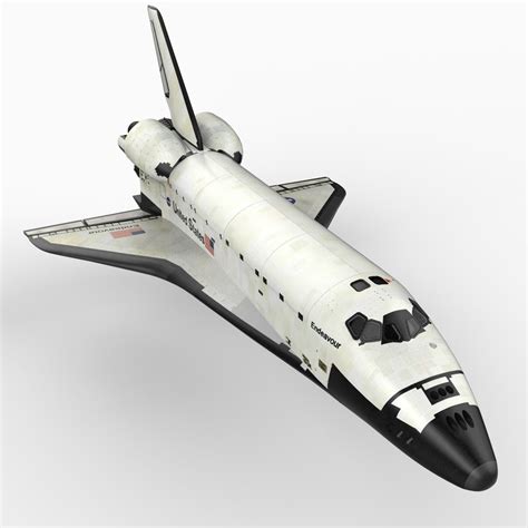 Realistic NASA Space Shuttle 3D Model .max .obj .3ds .c4d .lwo .lw .lws .ma .mb - CGTrader.com