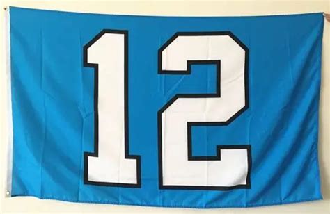 Seattle Seahawks 12th Man Large Outdoor Flag 3' x 5' Banner metal holes Flag Custom Flag-in ...