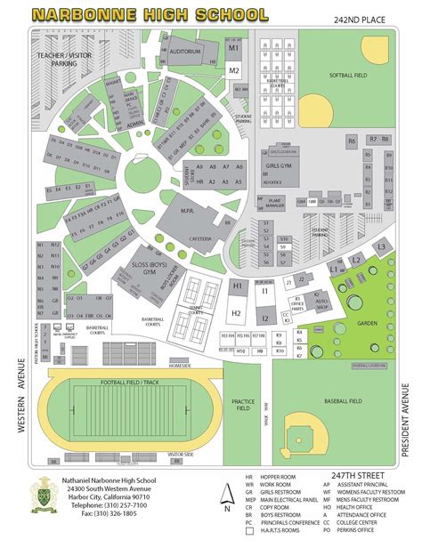 High School Campus Map