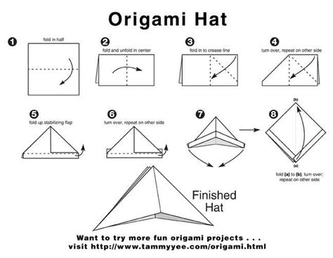 Are.na / origami-sailor-hat-hat-instructions-origami-embroidery-origami-how-to-make-an-origami ...