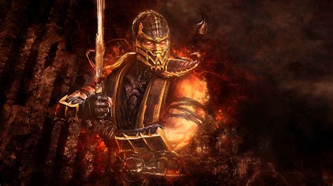 mortal kombat, scorpion, sword Wallpaper, HD Games 4K Wallpapers, Images and Background ...