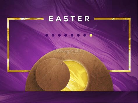 Easter Resurrection Sunday Modern Church PowerPoint | Easter Sunday Resurrection PowerPoints