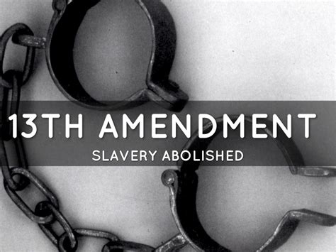 150 Years After the 13th Amendment: Slavery Was Abolished, But the Badge of Slavery Remains