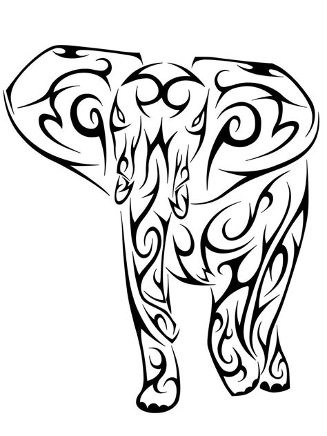 Henna Elephant Drawing | Free download on ClipArtMag