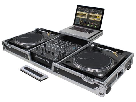 ODYSSEY FZGSLBM12WR 12" Mixer Battle Mode Turntable DJ Coffin with Laptop Shelf | agiprodj