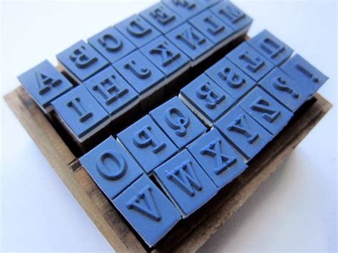 Forty Weeks: Gifting: Alphabet Rubber Stamp Sets