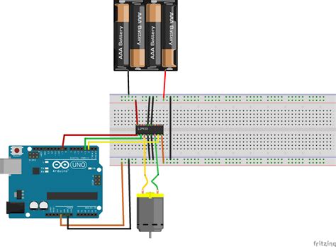 L293D motor driver with arduino - miliohm.com