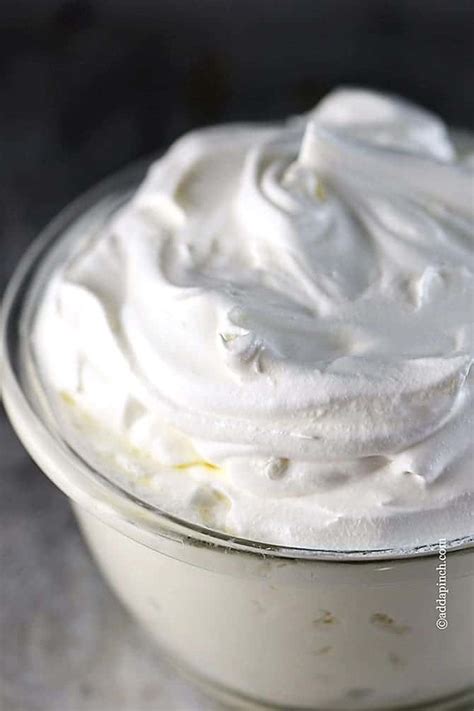 Perfect Whipped Cream Recipe - Add a Pinch