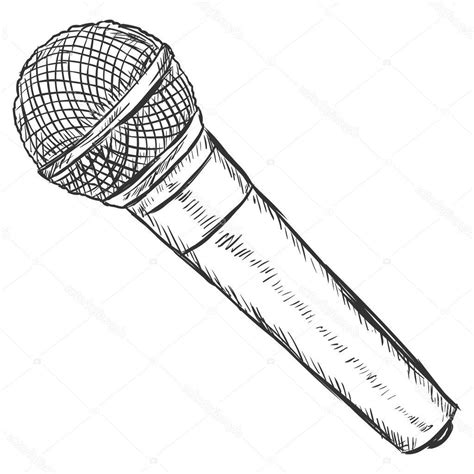 Get Drawing Of A Microphone Gif - Shiyuyem