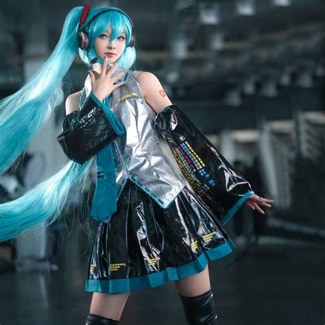 Hatsune Miku Full Set Cosplay Costume Including Wig Shoes - Etsy Canada