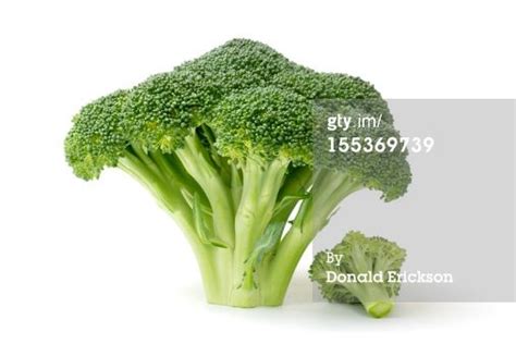 Broccoli Isolated on White | Broccoli, Stock photos, Stock photograph