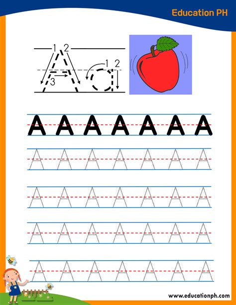 Preschool Worksheets | Tracing Alphabet - Education PH