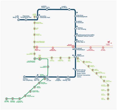 Bangkok Mrt Blue Line Map