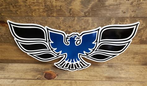 1970-72 Pontiac Firebird Trans Am Emblem Steel Sign - Garage Art