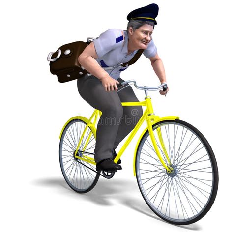 Postman On A Bike Stock Images - Image: 15346344