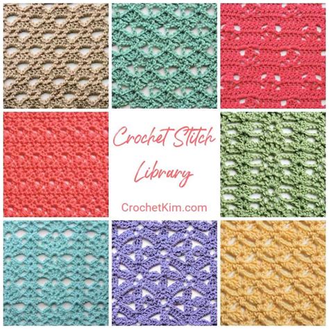 Crochet Lace Stitches With Pattern Cards - CrochetKim™