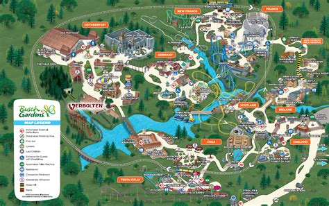 Busch Gardens Williamsburg Map 2024 - Kayle Melanie